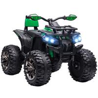 KINDER Elektrofahrzeug - Grün, Metall (100/65/73cm) - HOMCOM