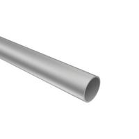 RUNDROHR 160 cm, 20 mm Ø Silbergrau - Alufarben, Metall (160cm) - INTERDECO
