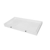 GITTERBETT 70/140 Lumi Weiß und Schwarz - Weiß, Holzwerkstoff (70/140cm) - Petits-meubles
