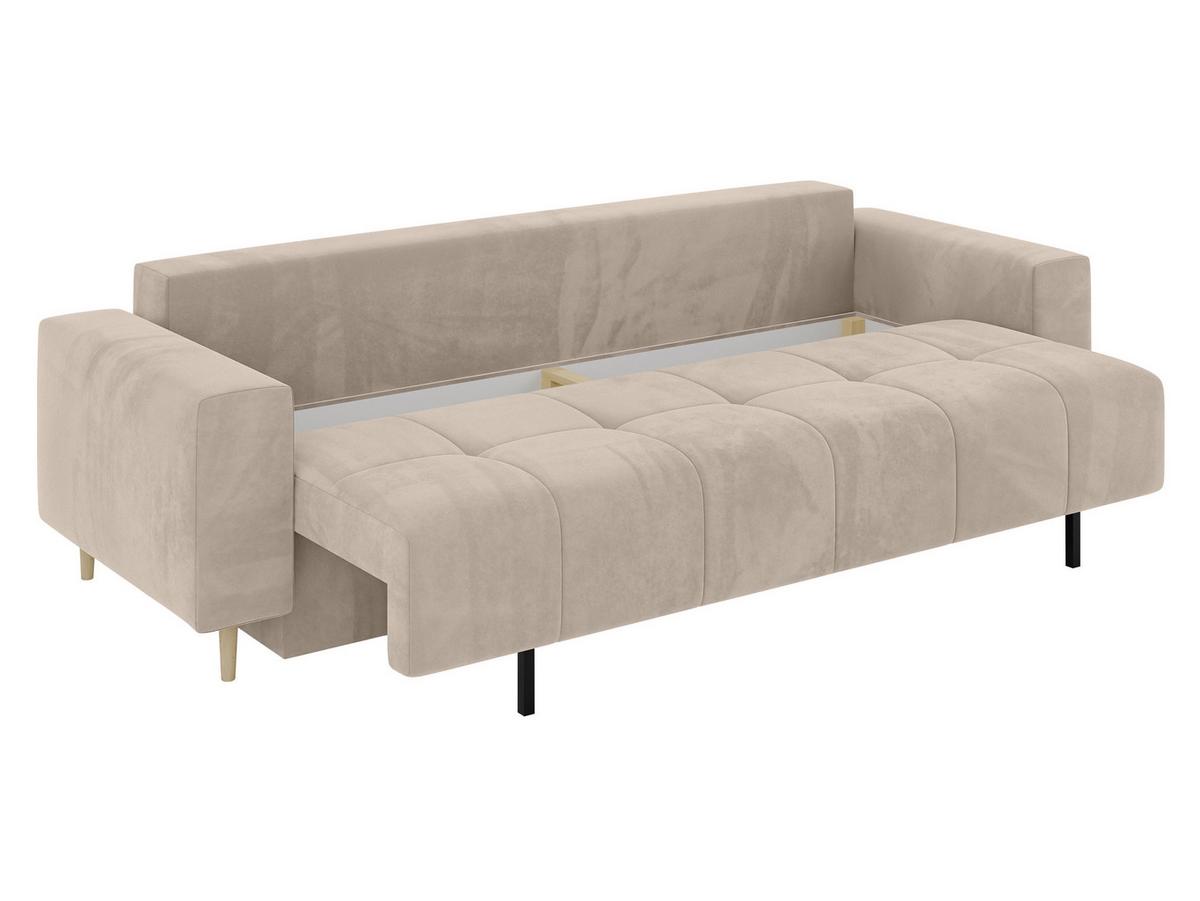 SCHLAFSOFA Santi - Gelb, Holz/Textil (244/88/96cm) - MIRJAN24