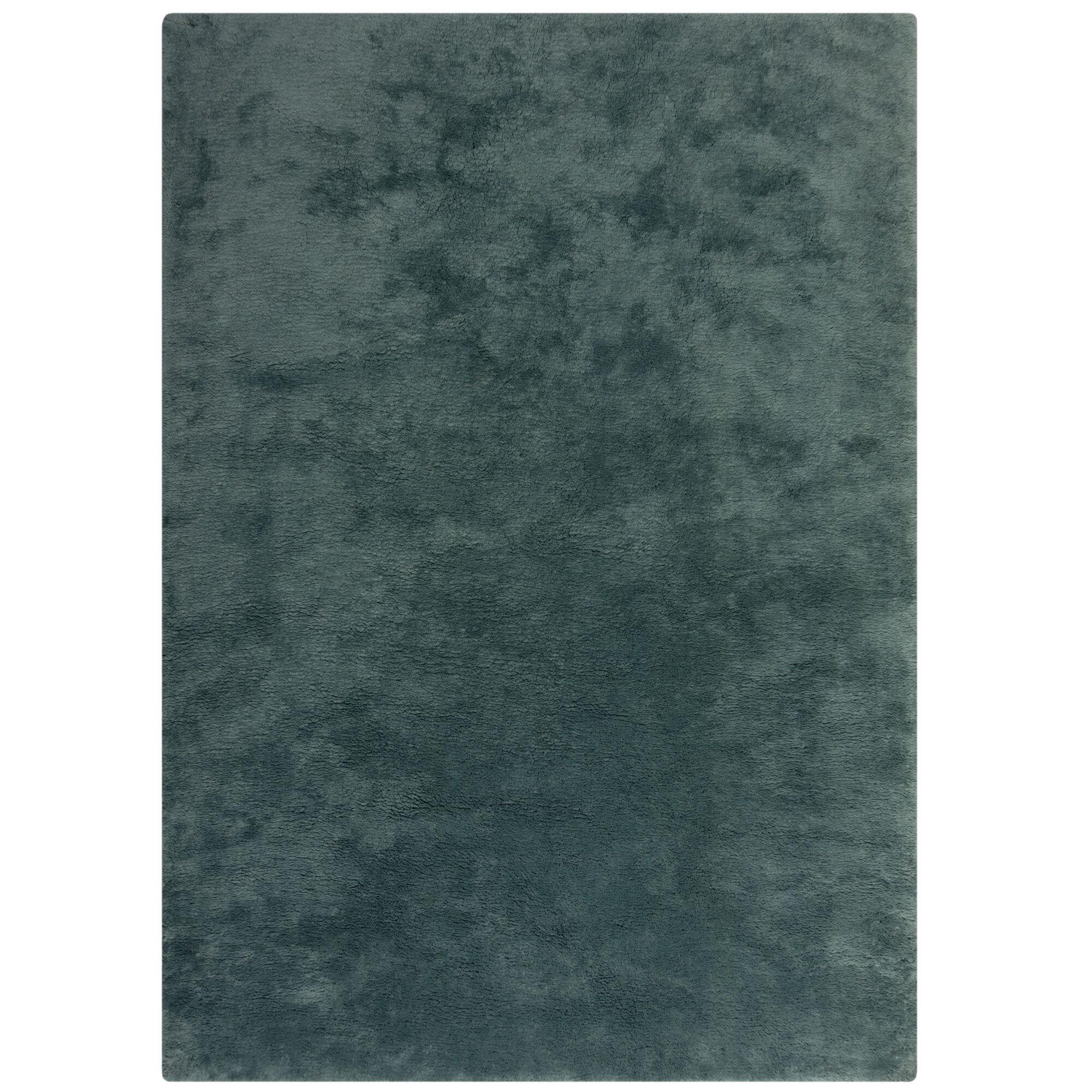 TEPPICH Waschbar LUNE, einfarbig, Türkis, 160 x 230 cm - Blau, Textil (160/230cm) - KADIMA DESIGN