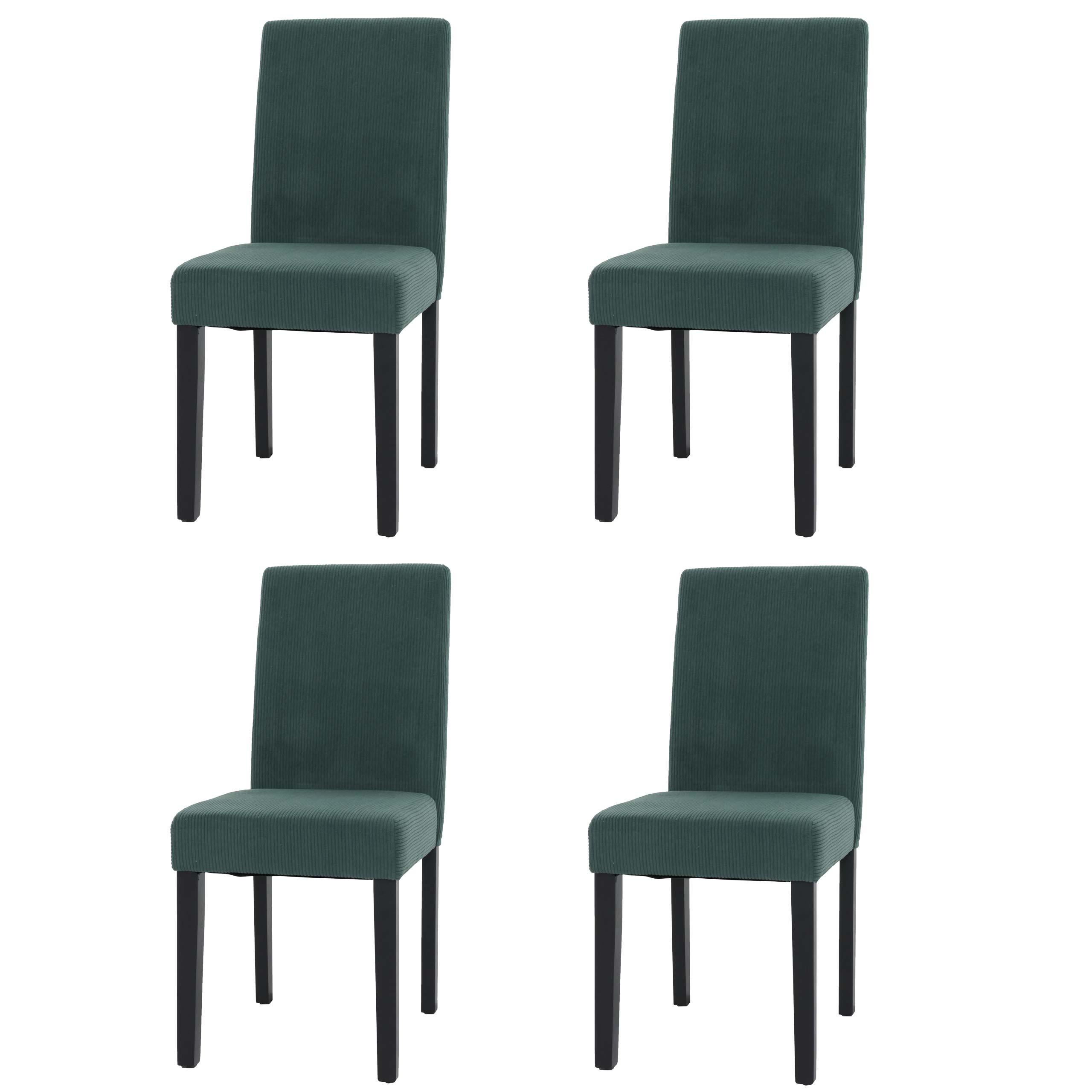 ESSZIMMERSTUHL Grün 4er-Set - Grün, Textil (42/90/50cm) - MCW