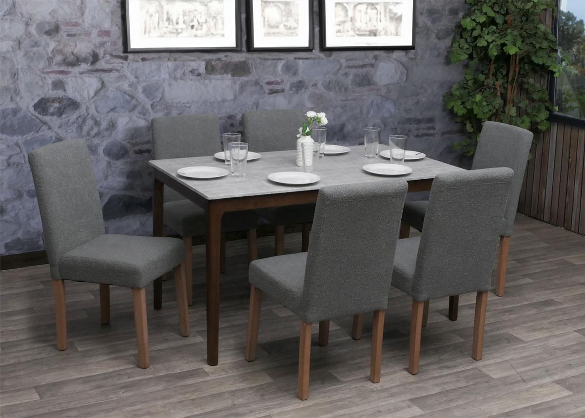 ESSZIMMERSTUHL Grau 2er-Set - Grau, Textil (42/90/50cm) - MCW