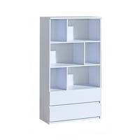 BÜCHERREGAL KRYOS 80,1/150,7/40 cm Wohnzimmerregal Hochschrank Regal Weiß - Weiß, Holzwerkstoff (80.1/150.7/40cm) - MASSENO