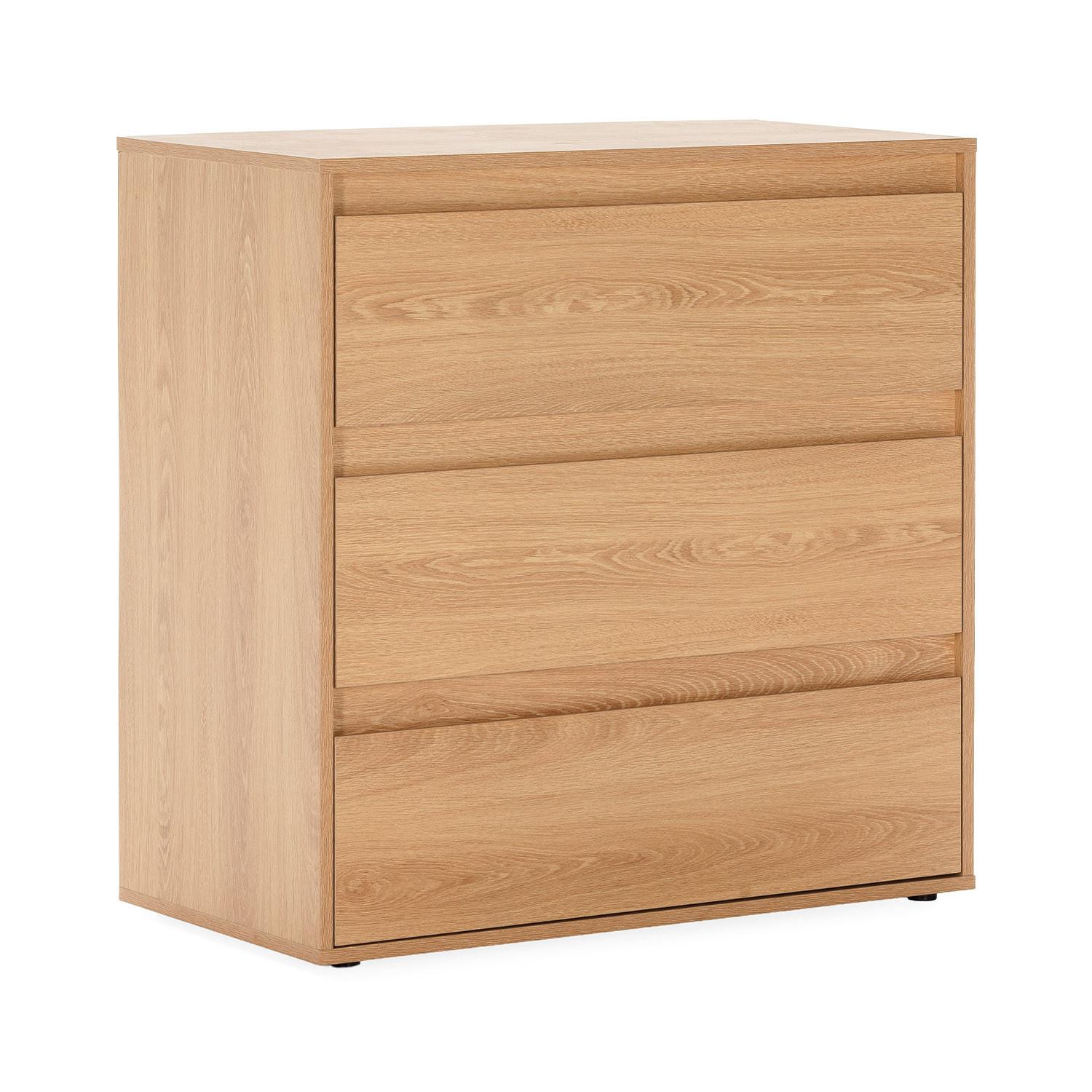 KOMMODE 80/80/40 Tori Eichenfarbe - Honigeiche, Holzwerkstoff (80/80/40cm) - VS Venta-stock