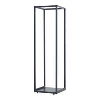 KAMINHOLZREGAL Tornved - Schwarz, Metall (35/120/35cm) - [en.casa]