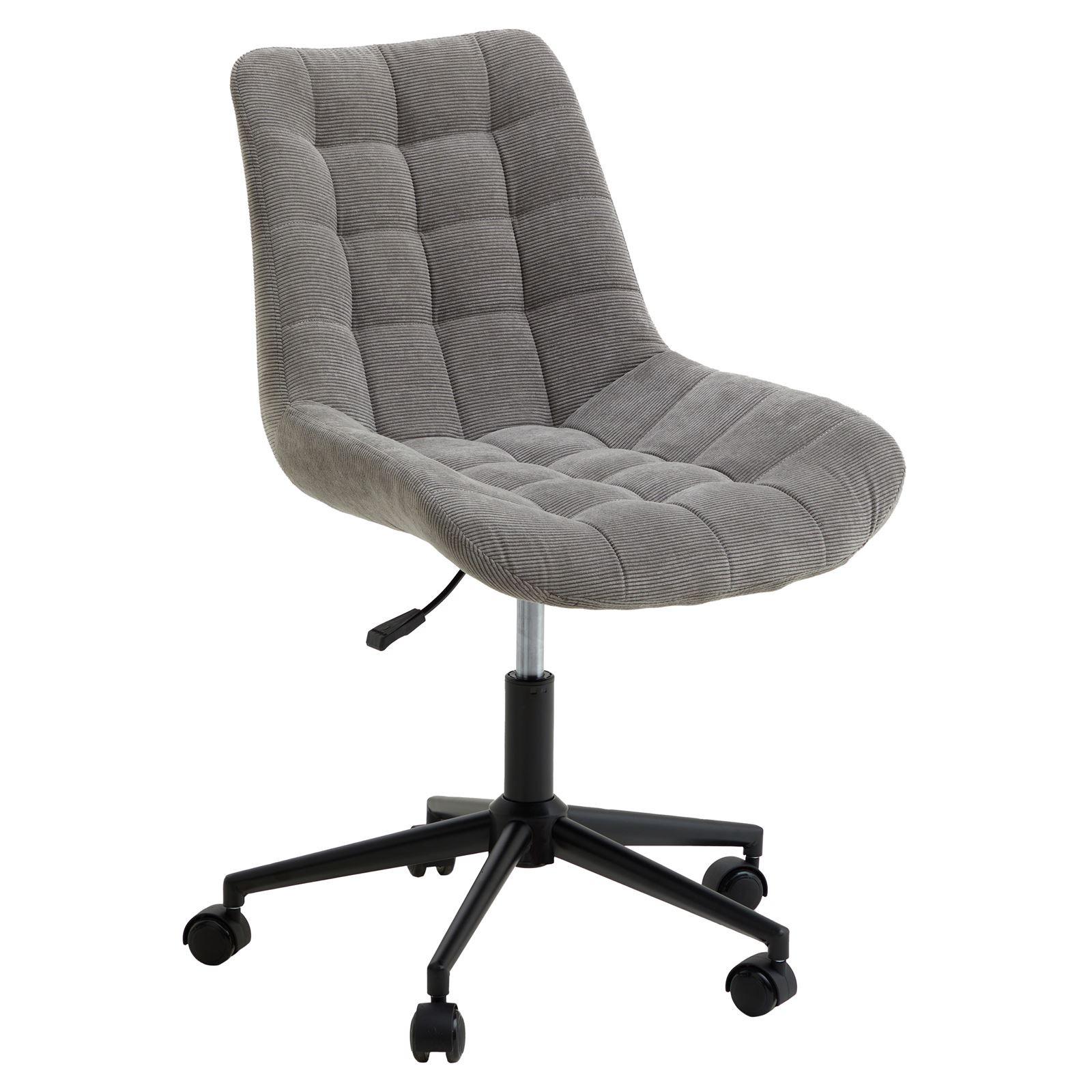DREHSTUHL VASILO grau - Grau, Textil (54/80/61cm) - IDIMEX