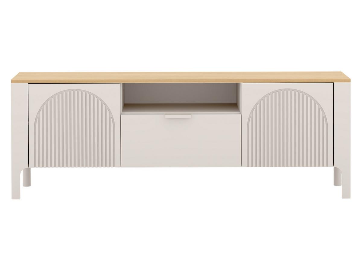TV-LOWBOARD Marbella 05 - Kaschmir, Holzwerkstoff/Metall (160/58/41cm) - MIRJAN24