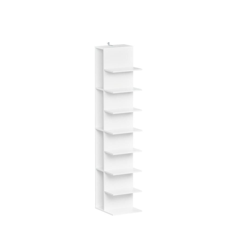 HOCHREGAL mit sieben Ablagen STR14-H-W - Ahornfarben, Fell (30/146.8/32.5cm) - SoBuy