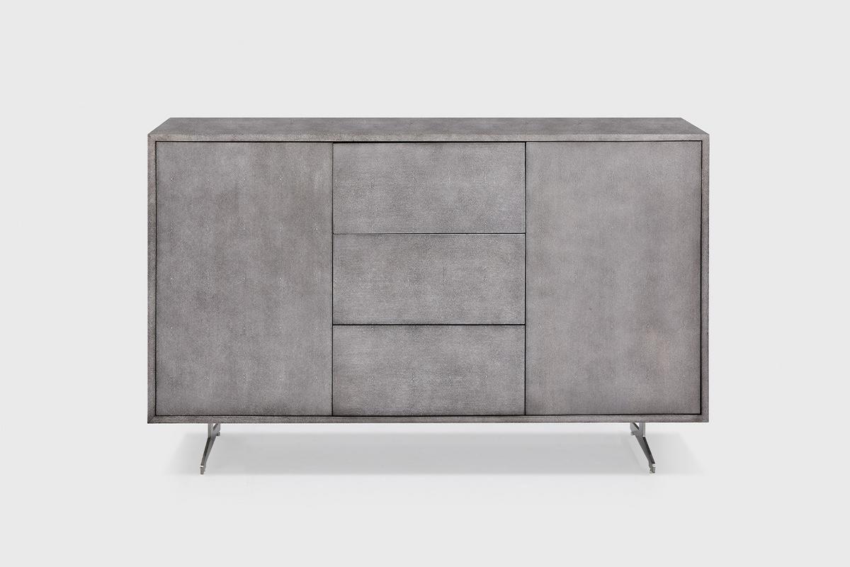 SIDEBOARD GALA Grau Holz - Grau, Holz/Metall (140/85/40cm) - KAWOLA