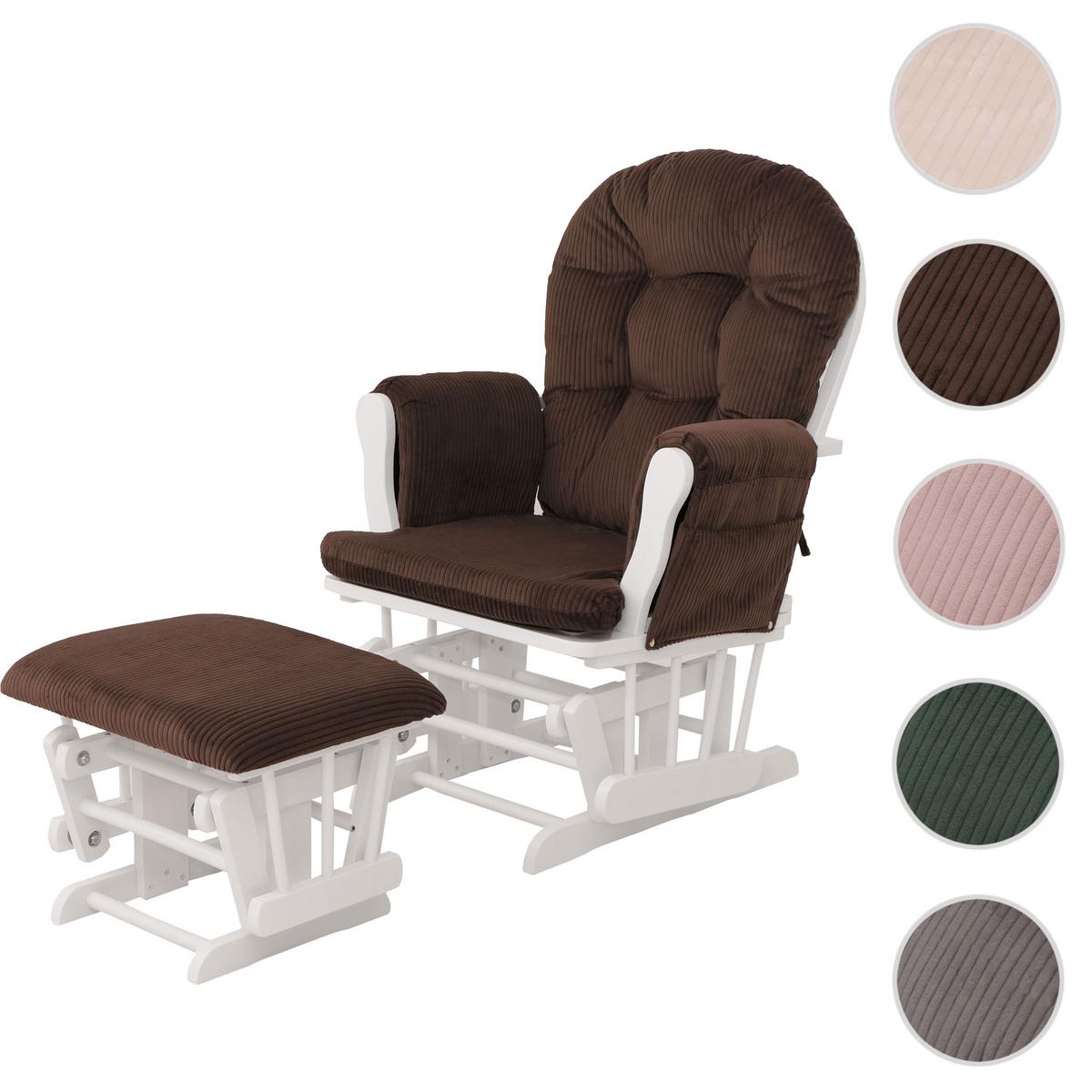RELAXSESSEL Braun, Weiß - Braun/Weiß, Textil (74/103/71cm) - MCW