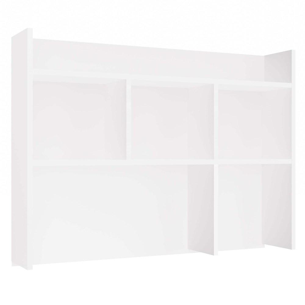 SCHREIBTISCHREGAL Weiß 96/70/18 - Weiß, Holzwerkstoff (96/70/18cm) - RAUMHIRSCH FURNITURE