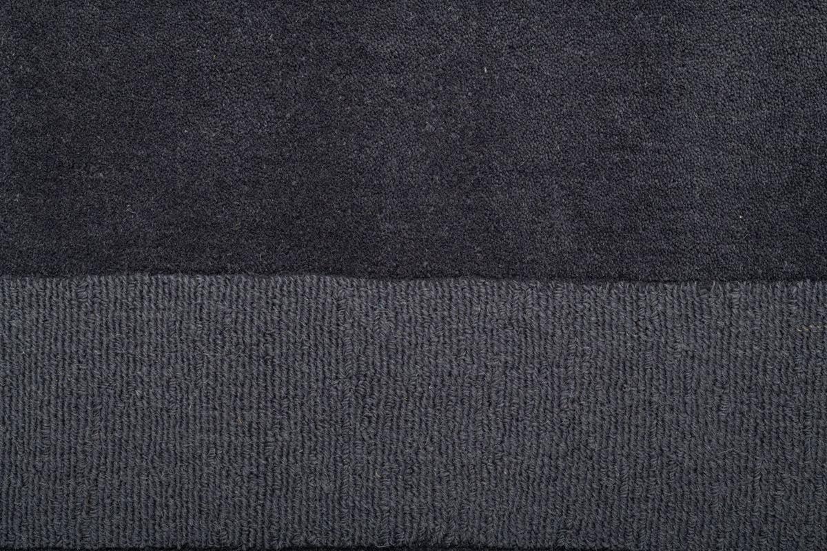 HANDTUFT-TEPPICH Usedom 120x180 cm - Anthrazit, Textil (120/180cm) - THEKO