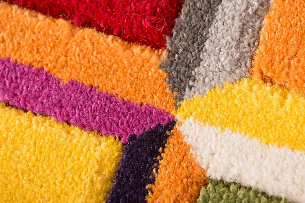 TEPPICH MEON, geometrisch, aus Polypropylen, Florhöhe 11 mm, Bunt, 66 x 300 cm - Multicolor, Textil (300/66cm) - KADIMA DESIGN