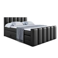 BOXSPRINGBETT BOXI1-Z KING - 140x200 - H3/H4 - Schwarz Hochglanz - Schwarz Hochglanz, Holzwerkstoff (140/200cm) - ALTDECOR