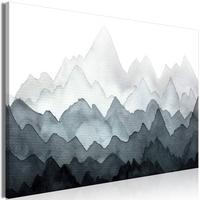 KUNSTDRUCK Schwarz-Weiß 60/40 cm - Schwarz, Textil (60/40cm) - KUNSTLOFT