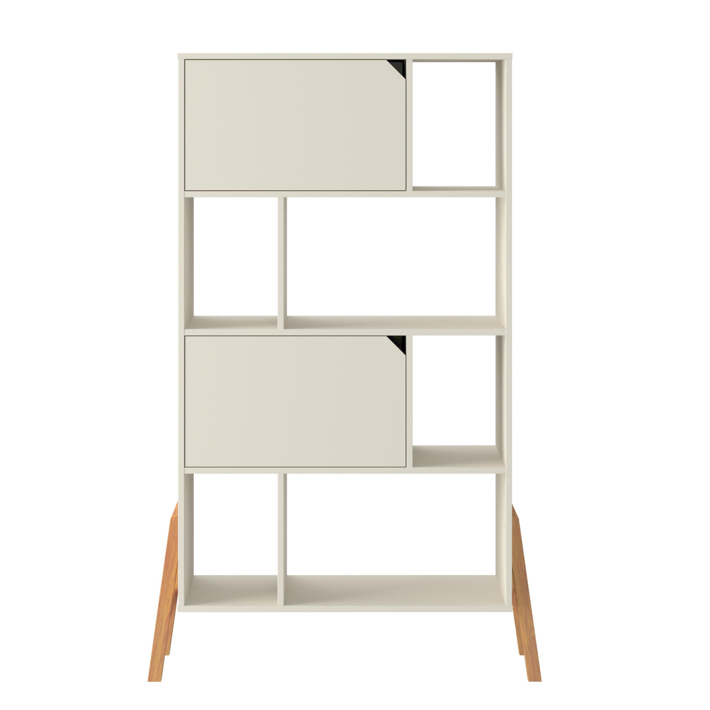 KINDERREGAL Lotta - Beige, Holzwerkstoff (103/163/39cm) - RAUMHIRSCH FURNITURE
