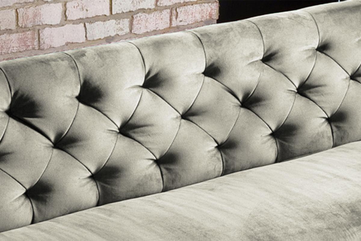 ESSZIMMERBANK CHARME Silber Velvet - Silberfarben, Textil (166/85/68cm) - KAWOLA