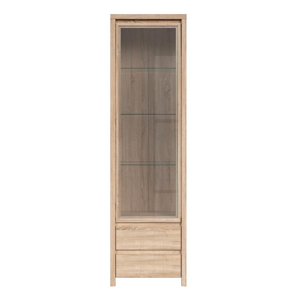 VITRINE Soren Holz - Braun, Holzwerkstoff (56/200.5/40.5cm) - Petits-meubles
