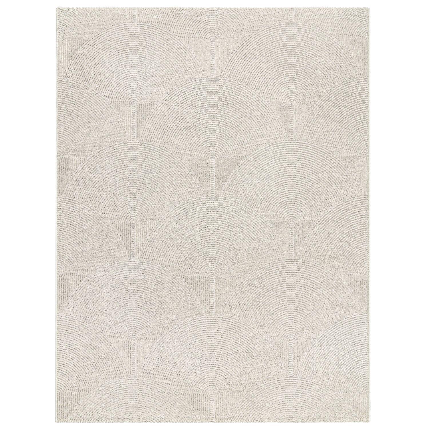 FLACHWEBETEPPICH Boho Creme 120 x 160 cm - Creme, Kunststoff (120/160cm) - TT Home