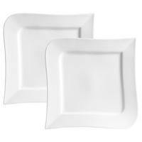 SERVIERPLATTEN Melodie weiß ø 33 cm 2er Set - Weiß, Keramik (33/3/33cm) - Ritzenhoff Breker