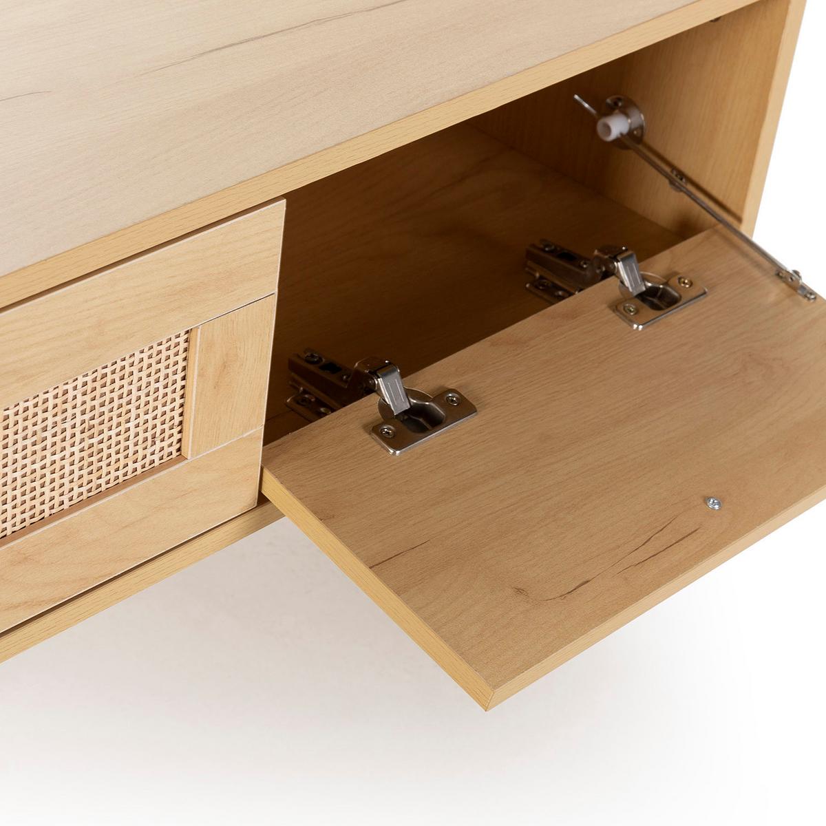 TV-ELEMENT Bella 3 Türen Eiche farbe - Honigeiche, Holzwerkstoff (120/41/39cm) - VS Venta-stock