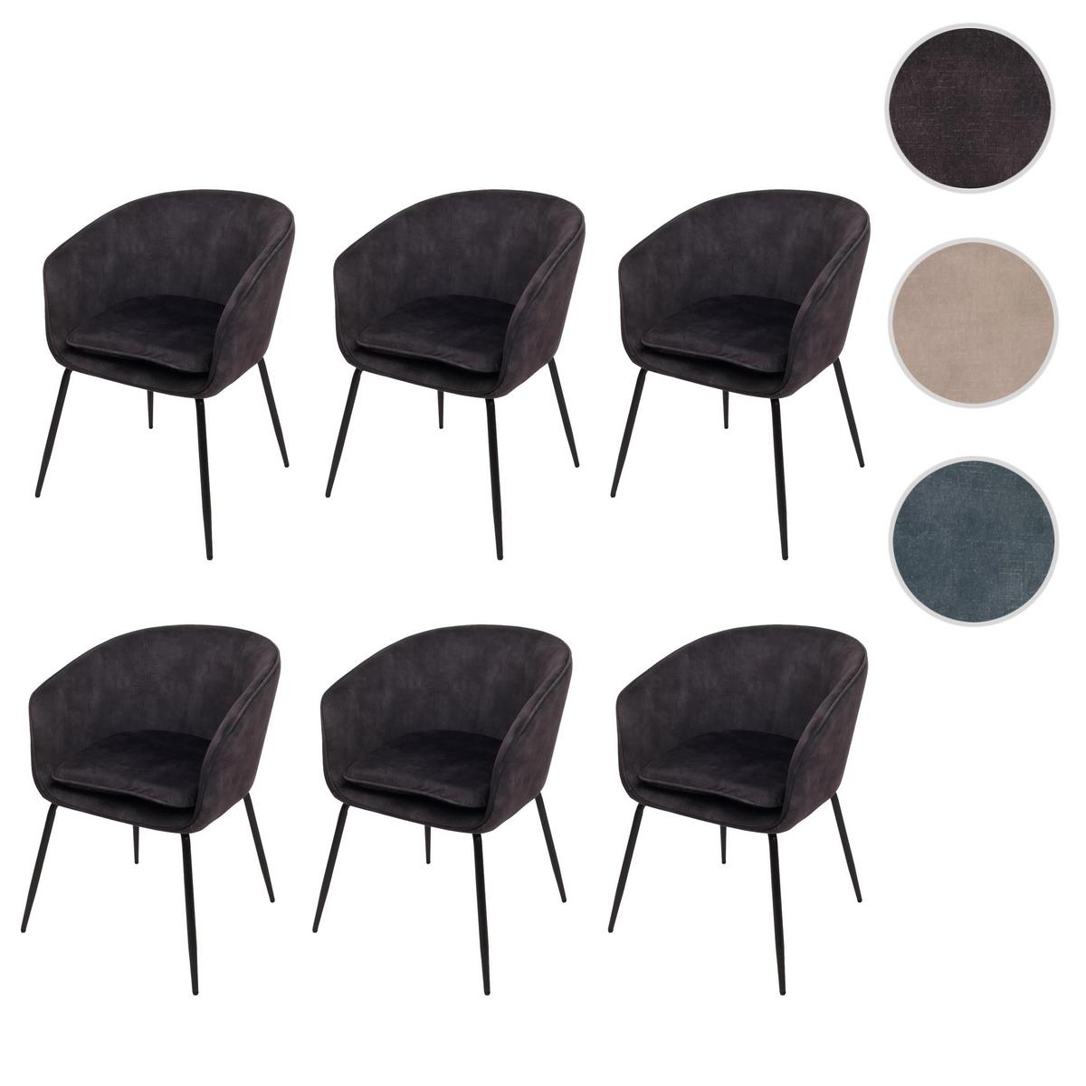 ESSZIMMERSTUHL Grau - Dunkelgrau/Grau, Textil (57/79/53cm) - MCW