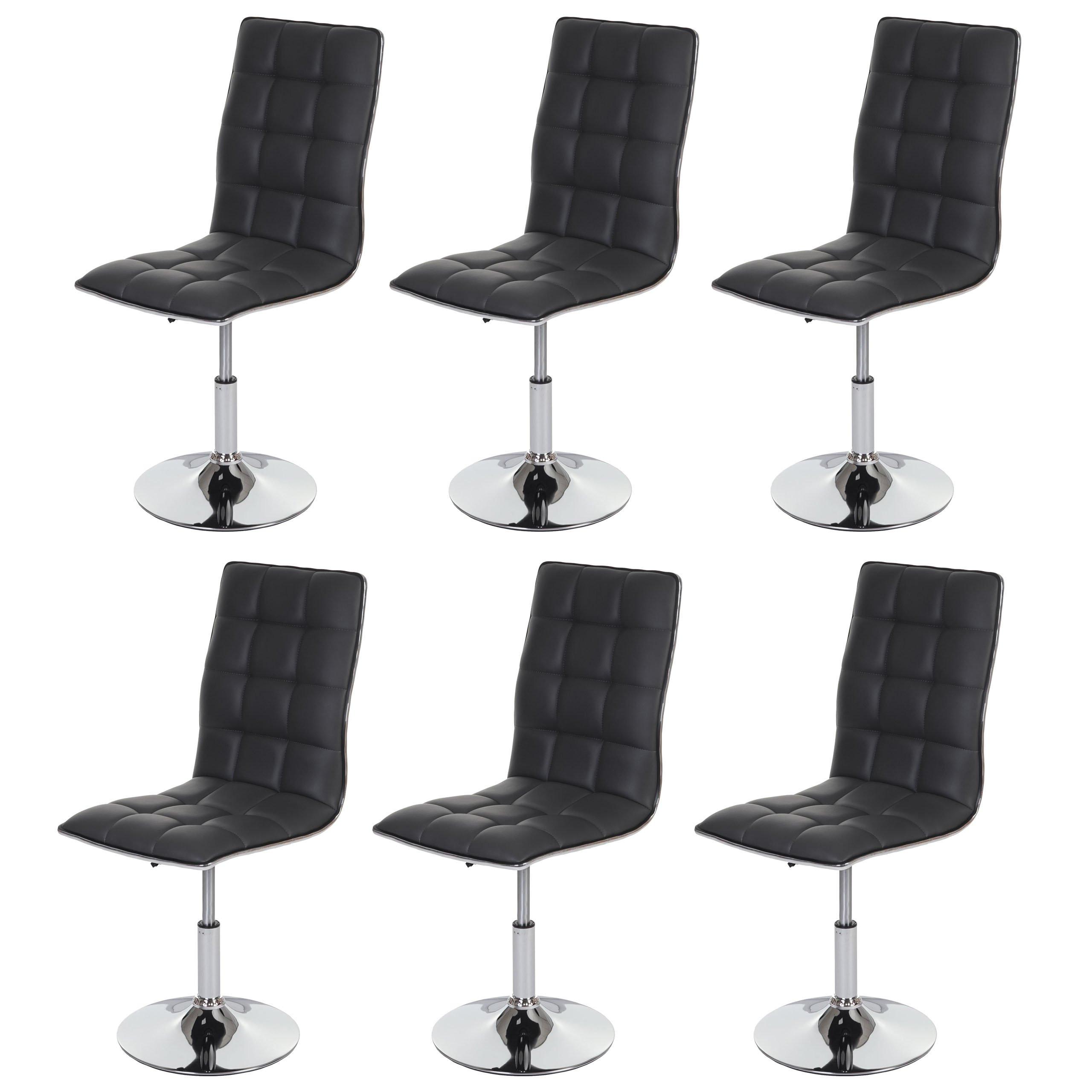 ESSZIMMERSTUHL Grau 6er-Set - Grau, Textil (43/103/54cm) - MCW