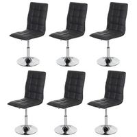 ESSZIMMERSTUHL Grau 6er-Set - Grau, Textil (43/103/54cm) - MCW