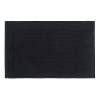 BADEMATTE Imperial 50/80 cm, Baumwolle - Schwarz, Textil (50/80cm) - Homescapes