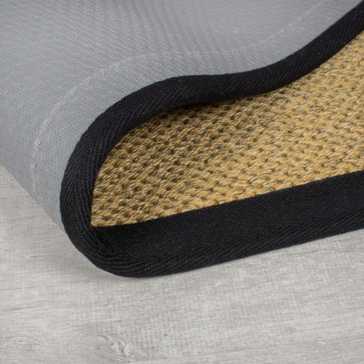 OUTDOORTEPPICH Waschbar KEER, mit Bordüre, Natur-Schwarz, 120 x 170 cm - Beige, Textil (120/170cm) - KADIMA DESIGN