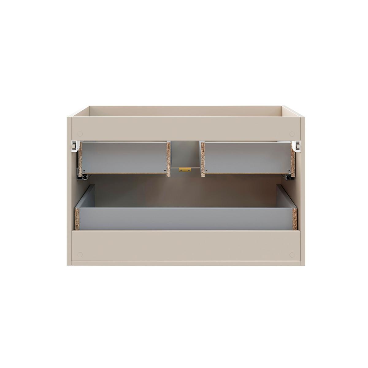 WASCHTISCH 80cm Azel Kaschmir - Beige, Holzwerkstoff (80/50/46cm) - Petits-meubles