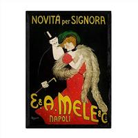 POSTER Dame Vintage A3 Rahmenlos - Klar, Papier (29.7/5/42cm) - Nacnic