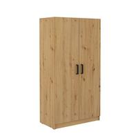 DREHTÜRENSCHRANK MALTESA 79,9/153,6/42cm 2-türig Eiche Artisan - Eiche Artisan, Holzwerkstoff (79.9/153.6/42cm) - MASSENO