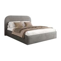 POLSTERBETT OLIMPIA mit Bettkasten 140x200, Perfect Harmony 82 - Grau, Textil (140/200cm) - Lookway