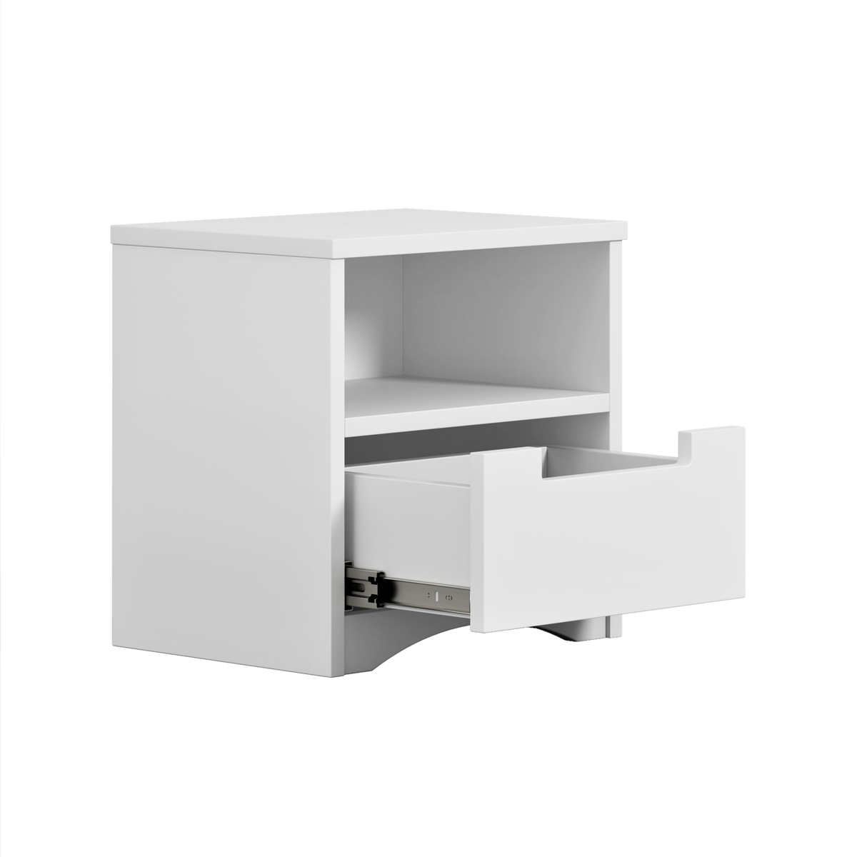 KINDER-NACHTTISCH Classic Weiß 30/40/39 - Weiß, Holzwerkstoff (30/40/39cm) - RAUMHIRSCH FURNITURE