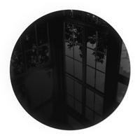 GLASPLATTE für Kamin Ø 90 cm - Schwarz, Glas (90/90/0.4cm) - TULUP