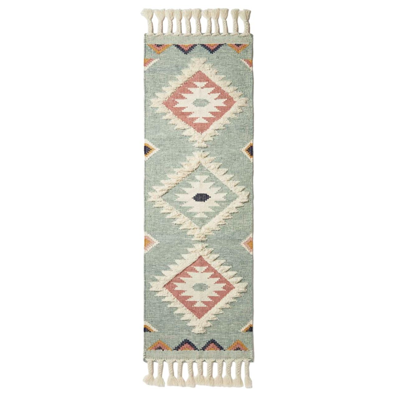 KELIM-TEPPICHLÄUFER Tenali 66/200 cm - Multicolor, Textil (66/200cm) - Homescapes