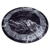 TEPPICH Miro 120 cm - Schwarz, Textil (120/120cm) - rugsX