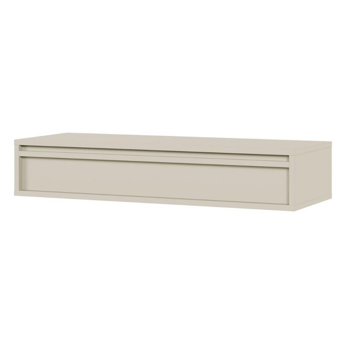 KONSOLENTISCH Evo Graubeige 90 cm - Taupe/Greige, Holzwerkstoff (34/90/17cm) - Selsey