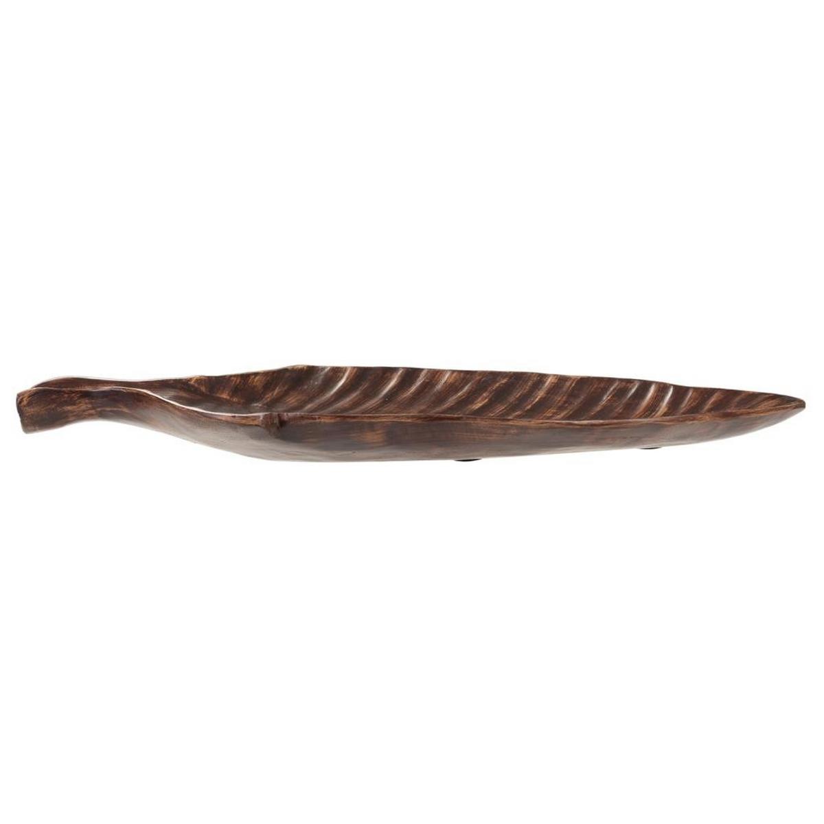 DEKORATIVES OBJEKT, braun, 54x5x24cm - Braun, Stein (4.5cm) - Wanderlust