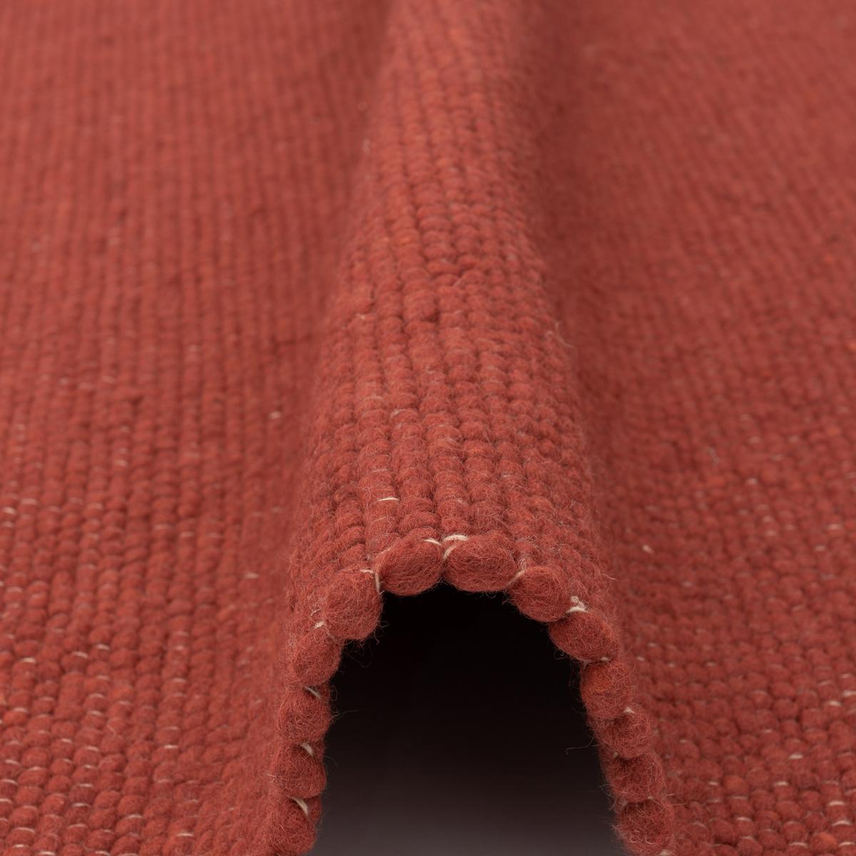 NATUR TEPPICH WOLLE YUKON - Rot, Textil (140/200cm) - Pergamon