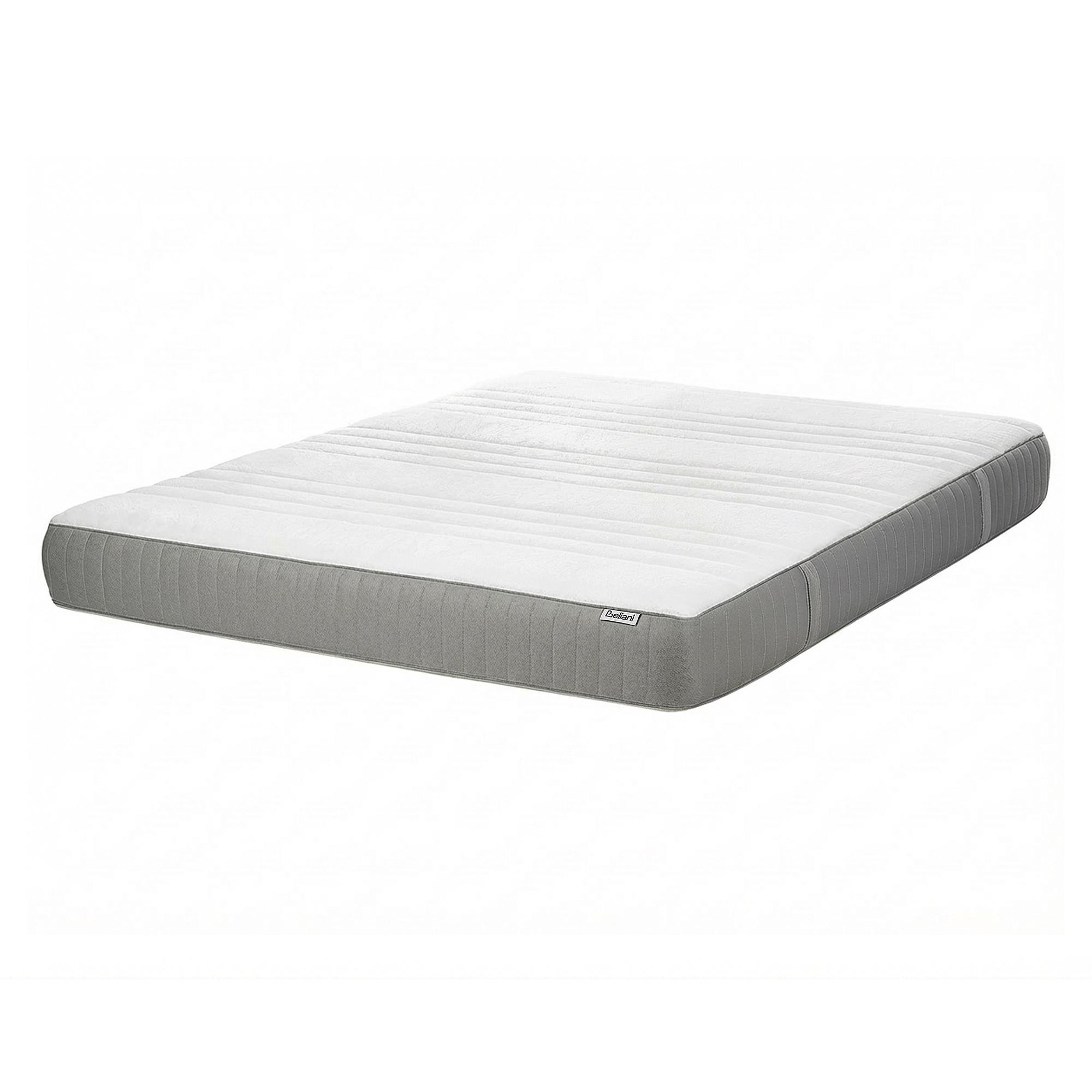 MEMORY-SCHAUMMATRATZE H2/3 Mittel 140/200 cm Whisper - Weiß, Textil (140/200cm) - Beliani