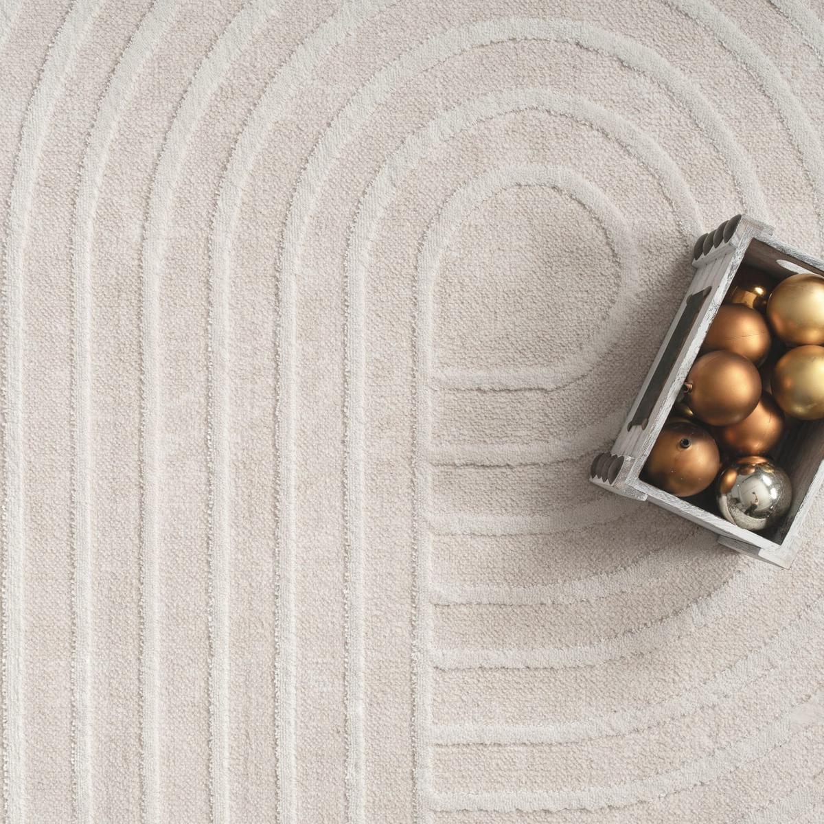 FLACHWEBETEPPICH Boho Creme 160 x 220 cm - Creme, Kunststoff (160/220cm) - TT Home