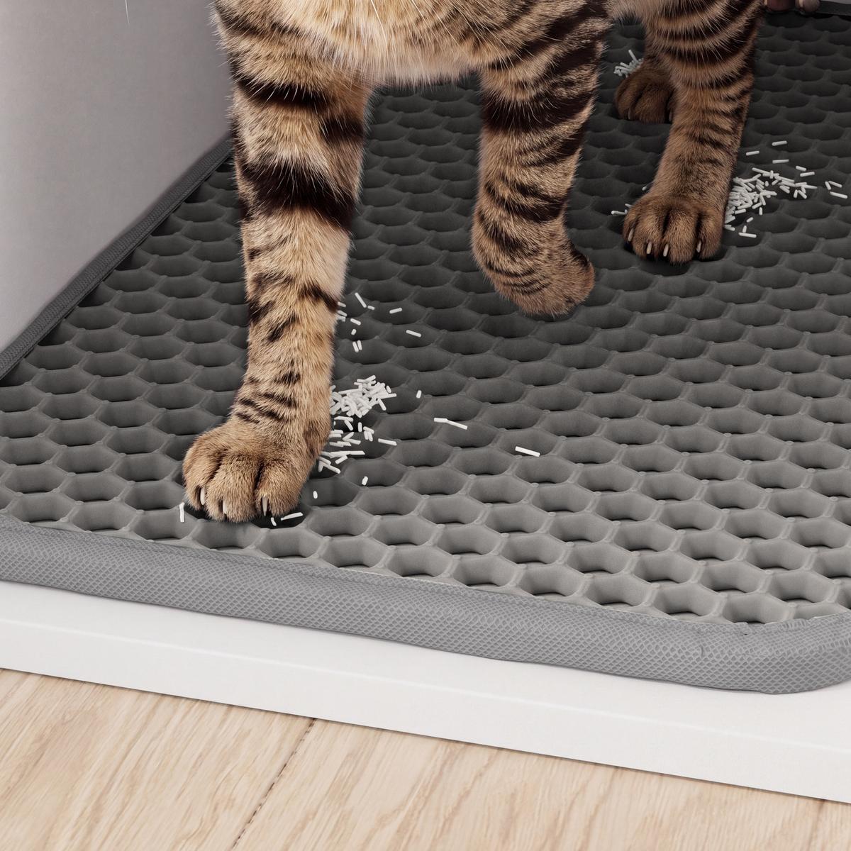 SITZBANK mit Aufbewahrung und Katzenklo-Verkleidung HAT07-E-W - Ahornfarben/Weiß, Holzwerkstoff/Fell (48/49.5/79.7cm) - SoBuy