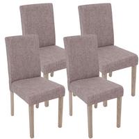 ESSZIMMERSTUHL Grau 4er-Set - Grau, Textil (43/90/56cm) - MCW