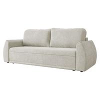 SCHLAFSOFA Floxi - Creme/Schwarz, Holz/Kunststoff (244/96/96cm) - MIRJAN24