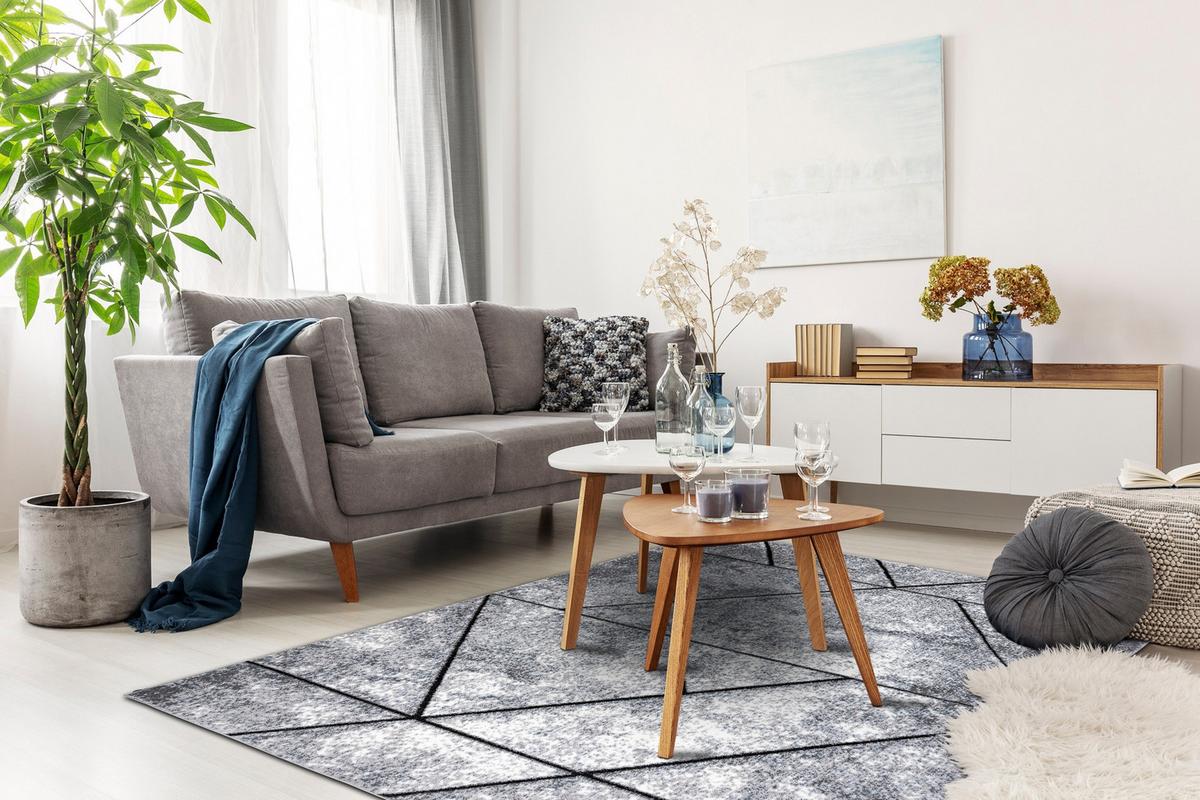 TEPPICH Cozy 280/370 cm - Grau, Textil (280/370cm) - rugsX