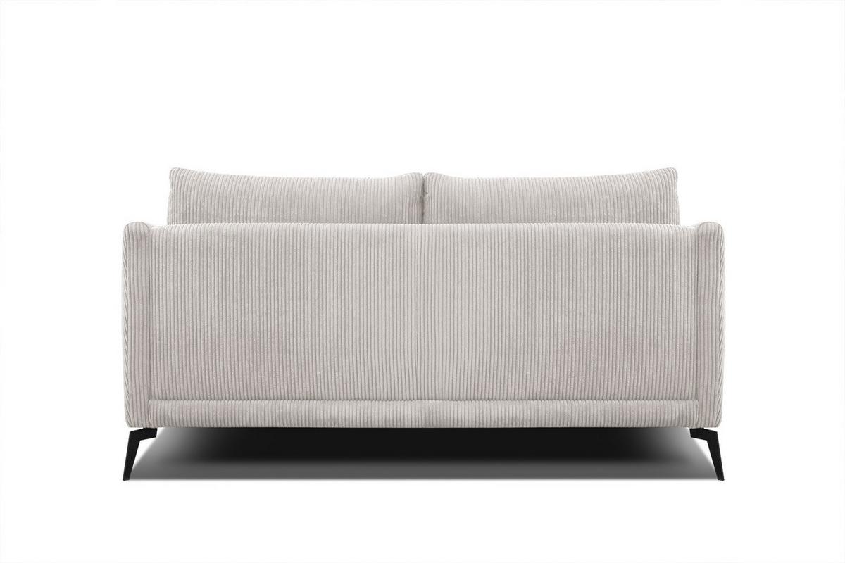 SOFA VILT 2,5-Sitzer, weiß - Schwarz/Weiß, Holzwerkstoff/Textil (202/89/94cm) - Wozimo