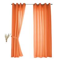 VORHANG 2ER SET BERLIN HxB 245x140cm Orange - Orange, Textil (140/245/245cm) - Gardinenbox